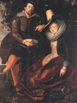 Peter Paul Rubens Selbstbildnis mit Isabella Brant in der Geibblattlaube (mk05) oil painting image